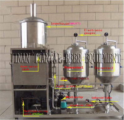 The description for Tiantai 50L beer equipment